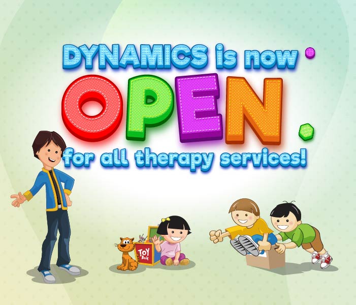 Dynamics is Now Open for All Therapy Services